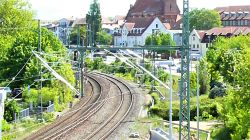 017 Bahnstrecke In Waren